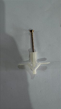 Kit 50 Parafusos Phillips 4,5x60 + Bucha p/ Gesso n.º 2