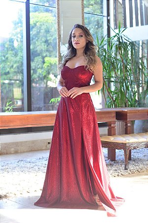 Vestido Cleo Marsala