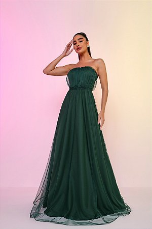 Vestido Diana Verde Musgo - SODALITA - Os melhores vestidos de festa
