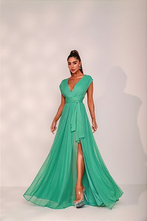 Vestido Aya Mil Formas Verde - SODALITA - Os melhores vestidos de festa