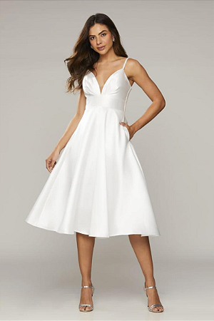 Vestido Midi Phoebe Branco - SODALITA - Os melhores vestidos de festa
