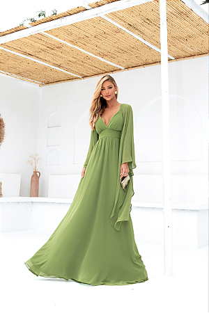 Vestido Mila Verde oliva - SODALITA - Os melhores vestidos de festa