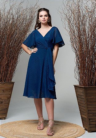 Vestido Carina Azul Marinho - SODALITA - Os melhores vestidos de festa Vestido Carina Azul Marinho - SODALITA - Os melhores vestidos de festa