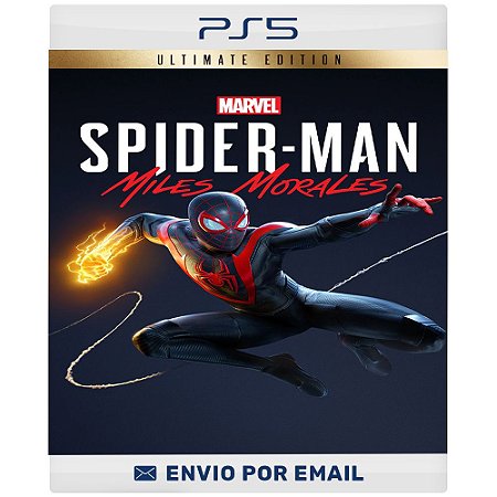 Homem Aranha Miles Morales Ultimate Edition - PS4 E PS5 DIGITAL