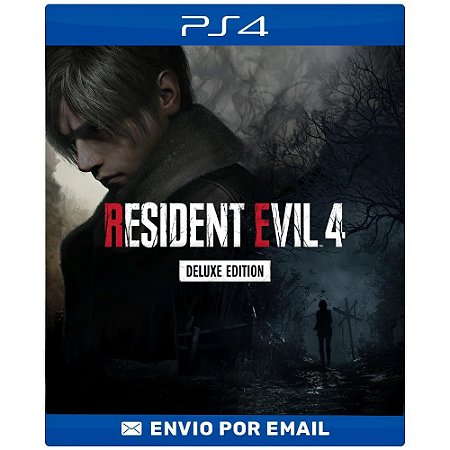 Resident Evil 4 Remake Deluxe Edition - PS4  E PS5 DIGITAL
