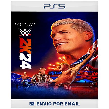 WWE 2K24 - PS4 E PS5 DIGITAL