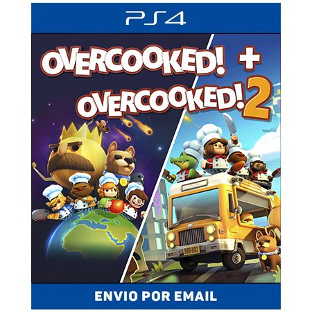 Overcooked + Overcooked 2 - Ps4 e Ps5 Digital