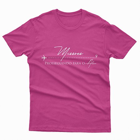 Camiseta Prosseguindo para o Alvo - pink