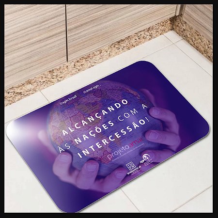 Tapete Alcançando As Nações - Roxo