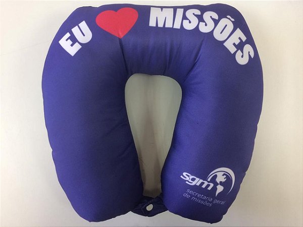 Almofada de pescoço - Eu amo Missões