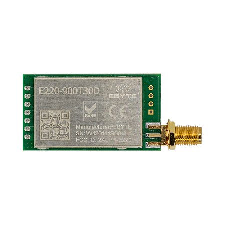 LoRa 915 MHz RF Módulo E220-900T30D (Sem Antena)