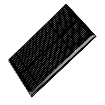 Painel Solar 6V 1W Mini Placa Fotovoltaica 110mm x 60mm