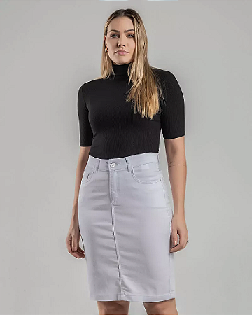 Saia Branca Black Jeans