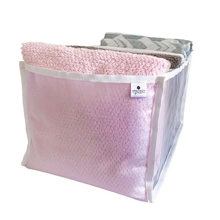 Colmeia Organizadora de Prateleira XG 1 - 06 Divisões (Ideal para toalha de banho, roupão de banho, moletom, tricô e malha grosso, lençol e etc.)