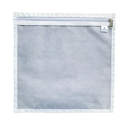 Envelope Organizador com visor - 30cm x 30cm (Ideal para guardanapos de tecido, capas para sousplat, peças delicadas)