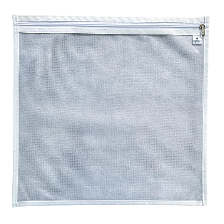 Envelope Organizador com visor - 40cm x 40cm (Ideal para sousplats, trilhos e toalhas de mesa, peças delicadas)