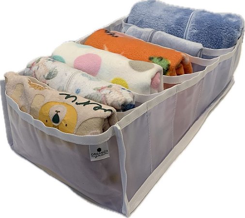Colmeia Organizadora Bebê G 2 - 06 Divisões (Ideal para macacões e pijamas de fleece, conjuntos infantis)