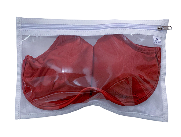 Envelope Organizador com visor - 20cm x 30cm (Ideal para sutãs/biquinis com bojo, bijuterias, acessórios, peças delicadas)