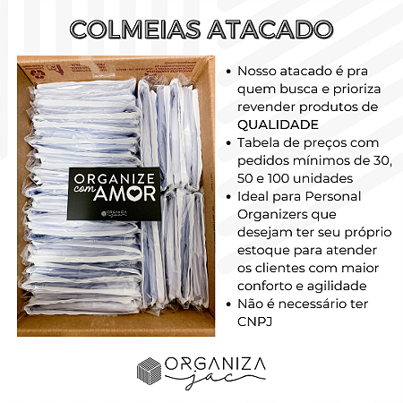 Colmeias Organizadoras de Gaveta - Atacado (preços para 30/ 50 e 100 unidades)