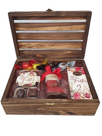 Caixa Baú Botinha do Noel 270 g