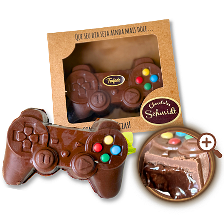Controle de vídeo game trufado 100g