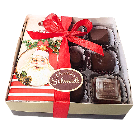 Caixa Alegria com bombons e barra 110g