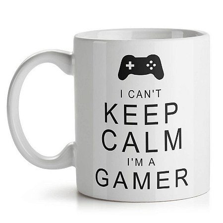 Caneca Gamer Can't Keep Calm