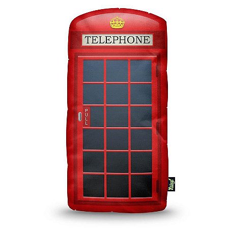 Almofada Cabine Telefônica London Telephone