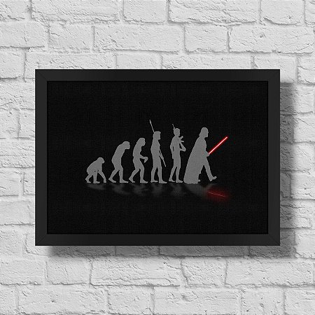 Quadro A3 Geek Evolution - preto - 30 x 42 cm