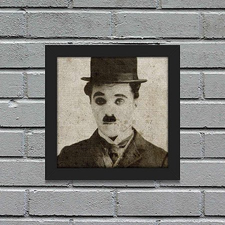 Quadro Retrô Charlie Chaplin