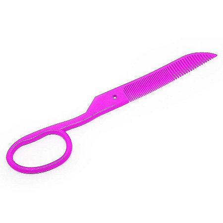 Pente Meia Tesoura Scissor - rosa