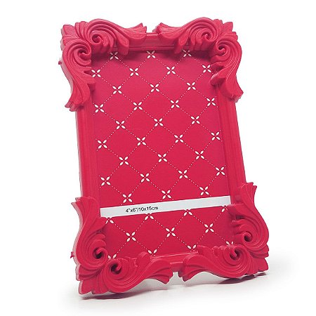 Porta Retrato moldura Flor - rosa