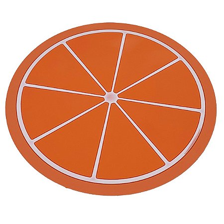 Suporte para Panela em silicone Laranja