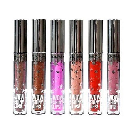 Gloss Labial Wow Shiny Lips - Ruby Rose