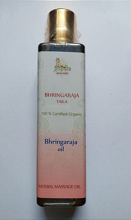 Bhringraj com Amalaki Óleo Para Cabelos Importado Da Índia - Orgânico - 200 ml