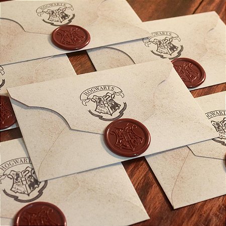 Convite Carta de Hogwarts Harry Potter