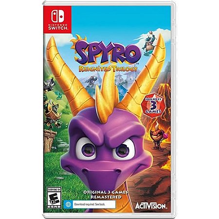 Jogo Spyro Reignited Trilogy - Switch