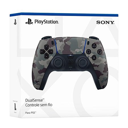 Controle Sem Fio Dualsense Gray Camuflado - Sony