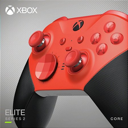 Controle Sem Fio Xbox One / Series X/S Elite Series 2 Core Vermelho - Microsoft