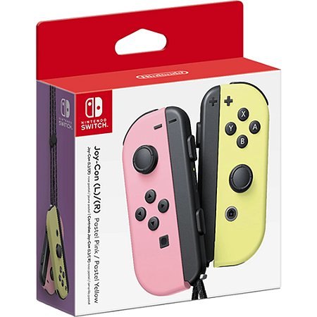 Controle Joy-Con™ (L)/(R) Pastel Pink / Pastel Yellow - Nintendo