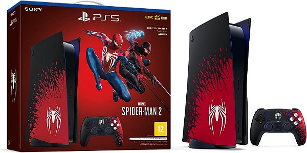 Console Sony PS5 (Playstation 5) Físico 825GB com Disco + Jogo