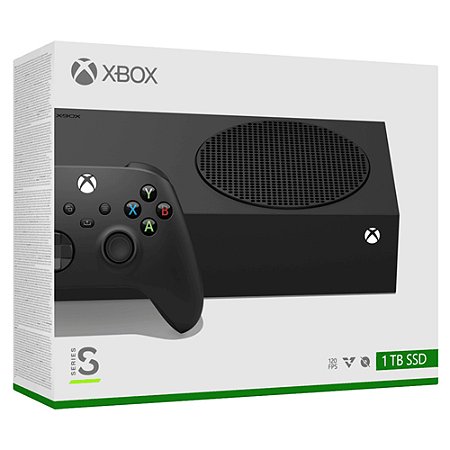 Console Xbox Series S 1TB Carbon Black - Microsoft - IzzyGames Onde você  economiza Brincando !