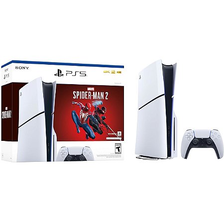 Console Playstation 5 Slim 1TB Spider Man 2 Bundle - Sony - IzzyGames Onde  você economiza Brincando !