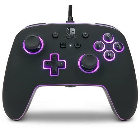 Controle com Fio Spectra RGB Nintendo Switch - PowerA
