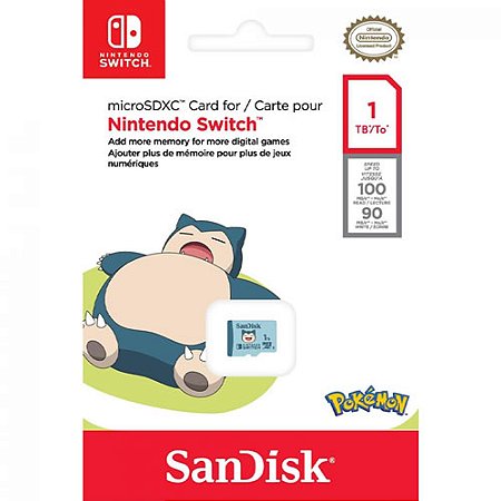 Cartão de Memória Micro SDXC 1TB Nintendo Switch - Sandisk