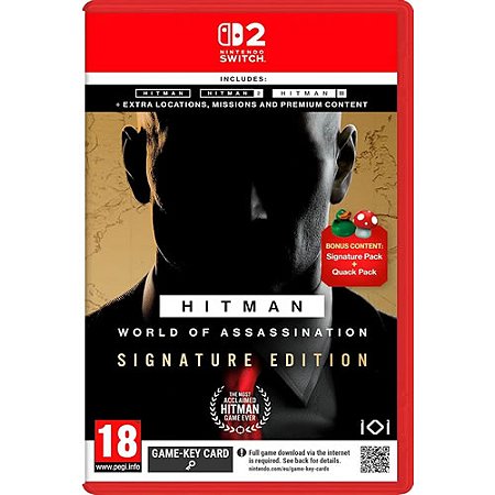 Jogo Hitman World of Assassination Signature Edit - Switch 2