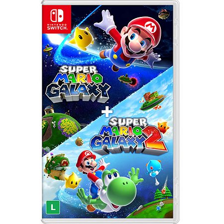 Jogo Super Mario Galaxy + Super Mario Galaxy 2 - Switch