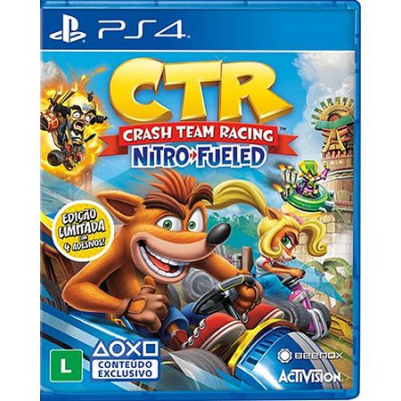Game CTR Crash Team Racing Nitro Fueled - PS4 [Usado]