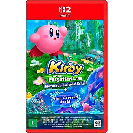 Jogo Kirby and The Forgotten Land + Star-Crossed World - Switch 2