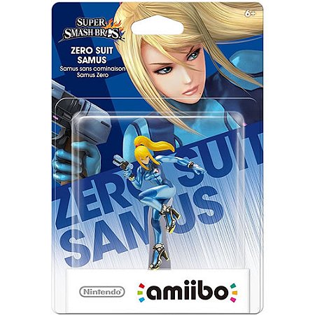 Amiibo Zero Suit Samus Super Smash Bros Series - Nintendo